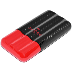 Etui Patoro Black-Red Carbon 66713 (3 cygara)