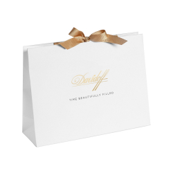 Papierowa torba Davidoff Medium White 40001801