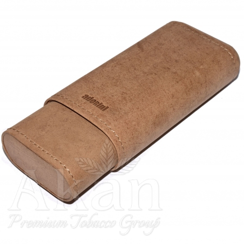 Etui skórzane Adorini Brown 7007 (2-3 cygara)