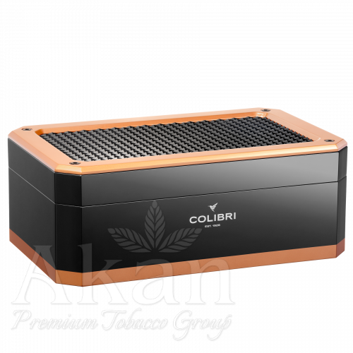 Humidor Colibri Rally HU360T3 Black + Rose