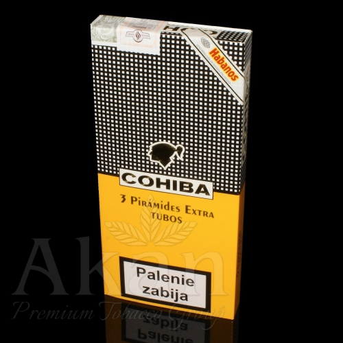 Cohiba Piramides Extra Tuba (3 cygara)