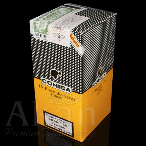 Cohiba Piramides Extra Tuba (3 cygara)