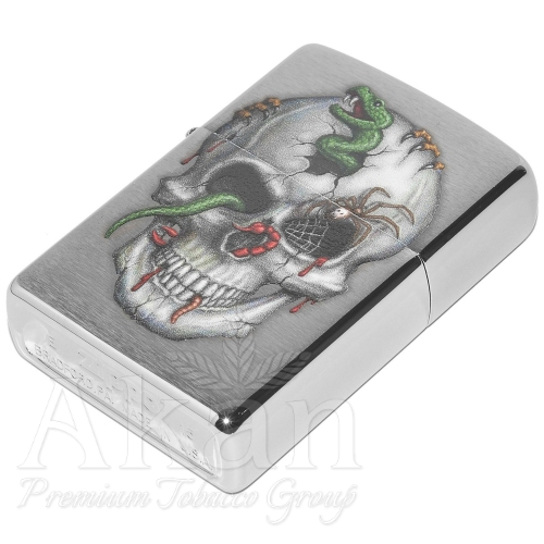 Zapalniczka Zippo Skull with Snake 60000994