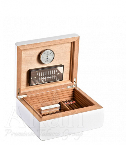 Humidor Adorini Carrara Medium Delux White 1778