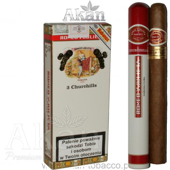 Romeo y Julieta Churchill Tubos (3 cygara)