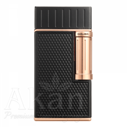 Zapalniczka Colibri Julius Black + Rose Gold LI221C22