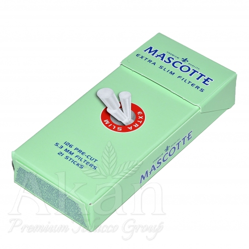 Filtry Mascotte Extra Slim (126 szt)