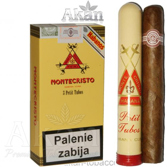 Montecristo Petit Tubos (3 cygara)