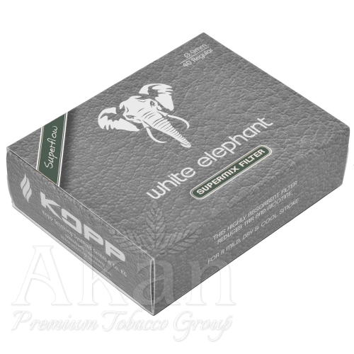 Filtry White Elephant Supermix 9mm (40 szt.)