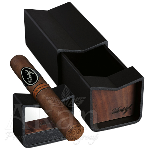 Popielnica Davidoff Slide Black and Wood 118685