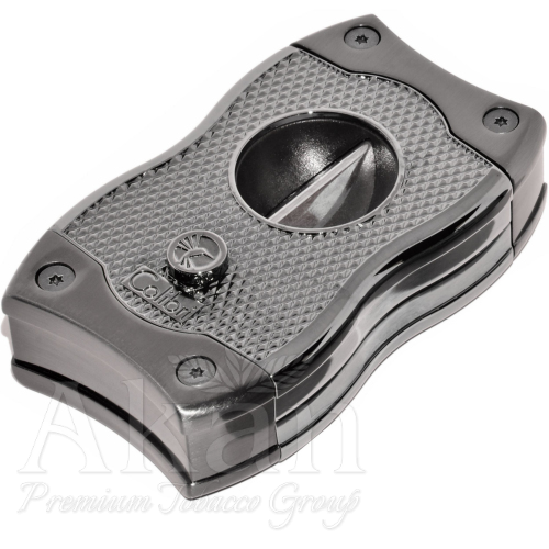 Zestaw prezentowy Colibri Evo Gunmetal GS520C04 (zapalniczka + obcinarka + wyrzynarka)