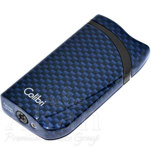 Zapalniczka Colibri Falcon Carbon Fiber Blue LI310T8