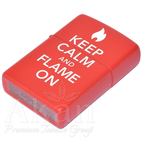 Zapalniczka Zippo Keep calm / Flame on 60001310